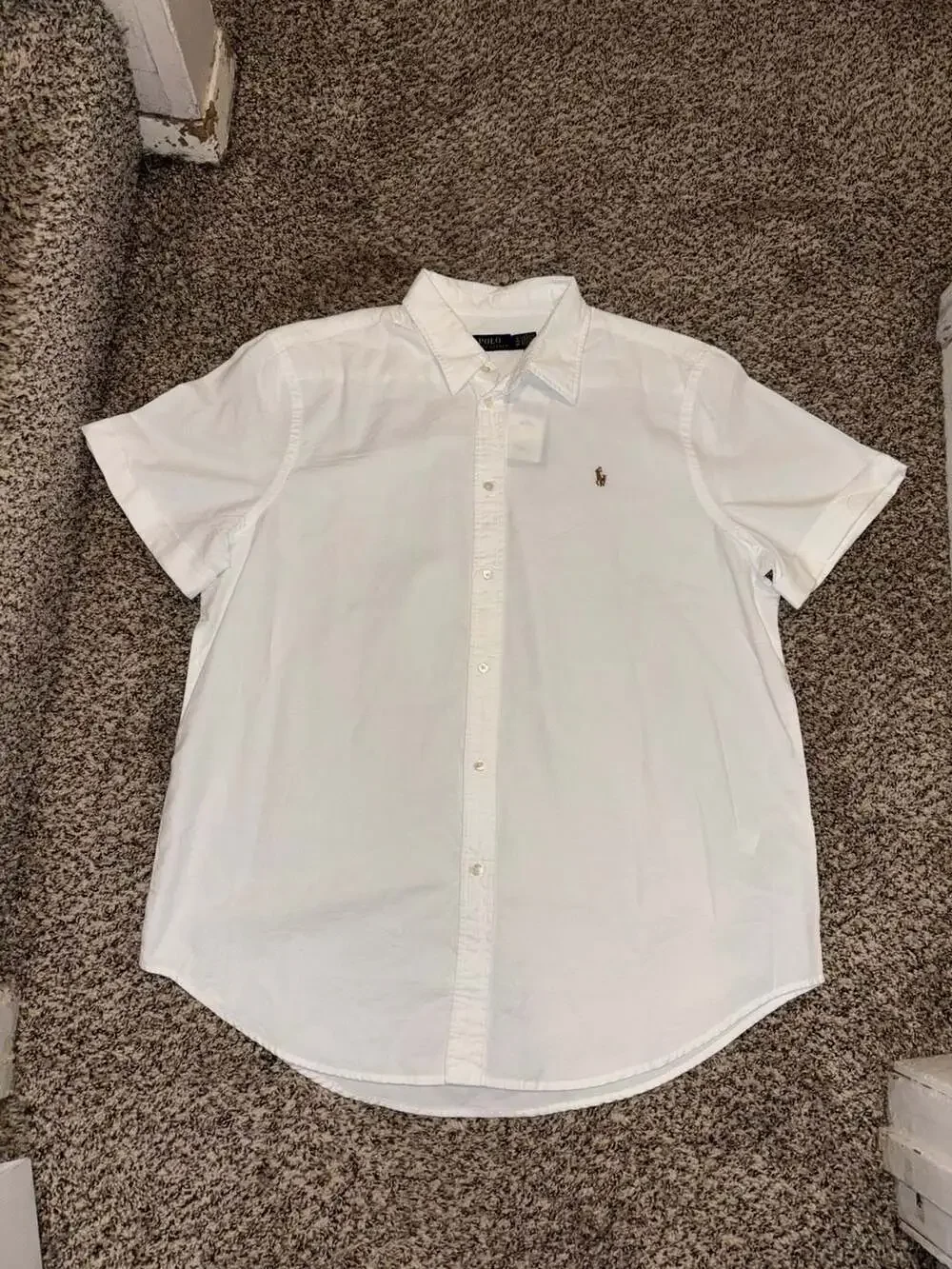 Polo Ralph Lauren Cotton Oxford SS Button-Down shirt. XL. NEW